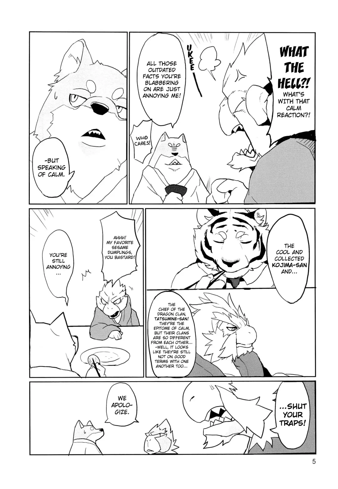 [Kamado] Ryuujou to Kohaku | The Dragon's Sentiment and The Tiger's Heartbeat Fhentai - Page 6