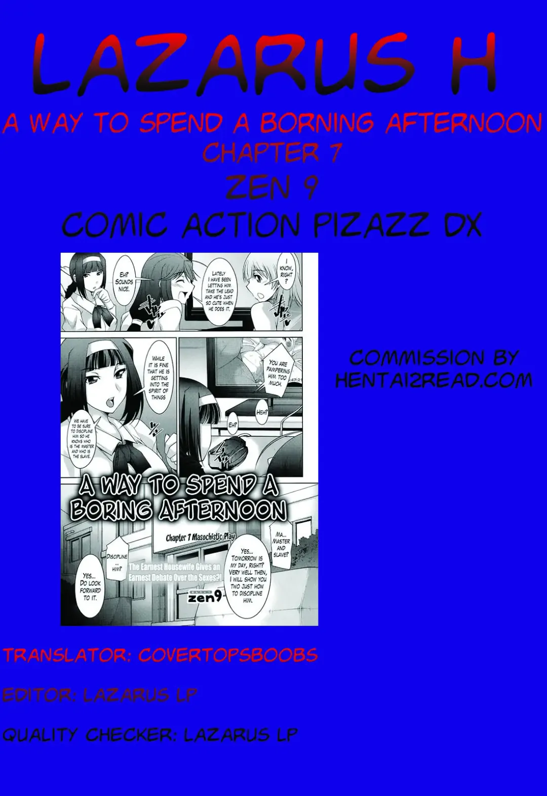 [Zen9] Taikutsu na Gogo no Sugoshikata | A Way to Spend a Boring Afternoon Fhentai - Page 135