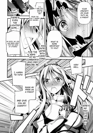 [Kikurage] Kuro no Ryman to Kishi Yufia Fhentai - Page 11