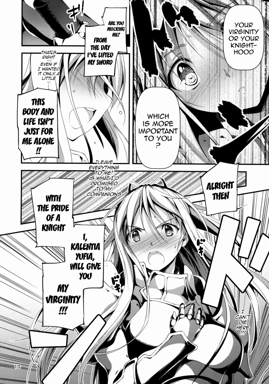 [Kikurage] Kuro no Ryman to Kishi Yufia | The Salary Man in Black and the Knight Yufia Fhentai - Page 11