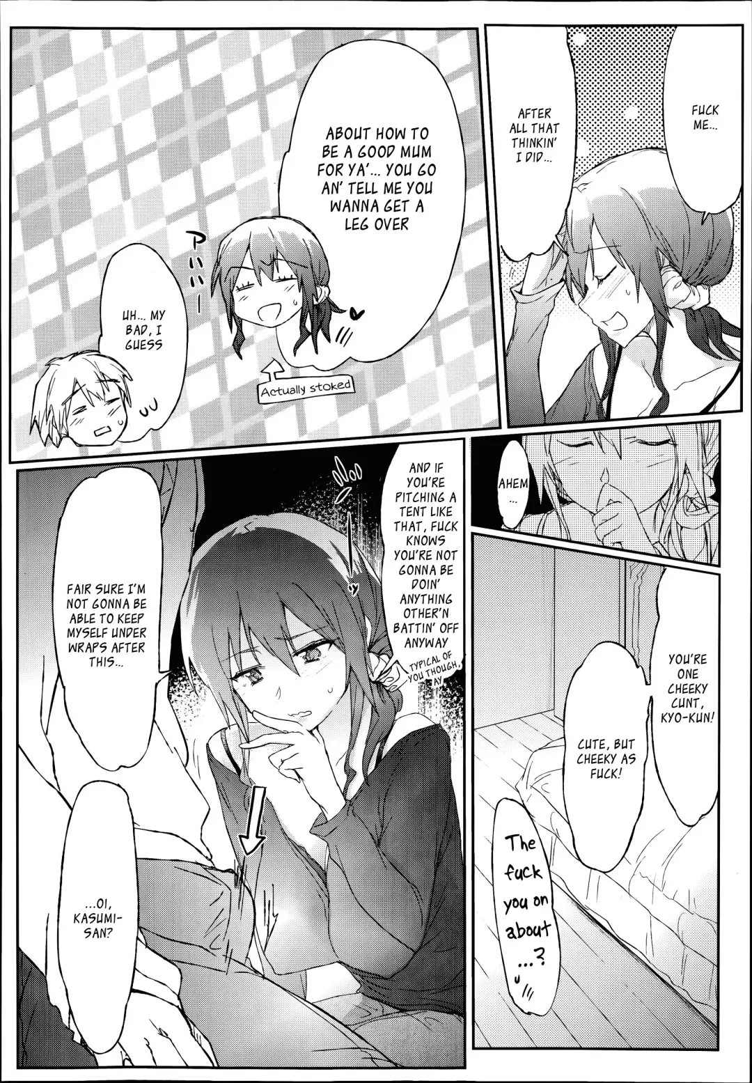 [Higata] Giri no Hahaoya ga Ero Sugiru Ken | Me Stepmum's Too Fuckin' Hot, Mate Fhentai - Page 13