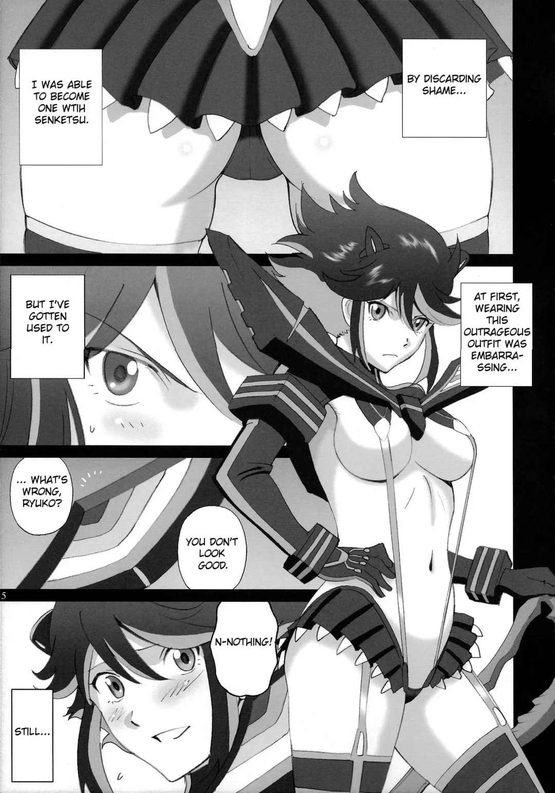 [Smac] Hamidashi Ryuuko | Overflowing Ryuko Fhentai - Page 4