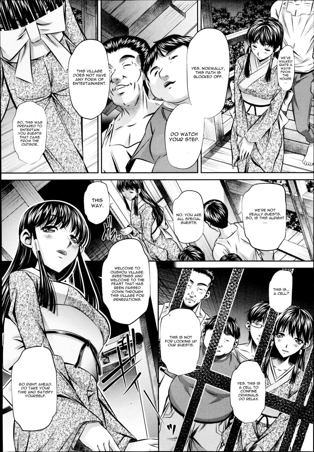 [Tanaka Naburu] Yokubou no Shuuraku Ch. 1 Fhentai.net - Page 8