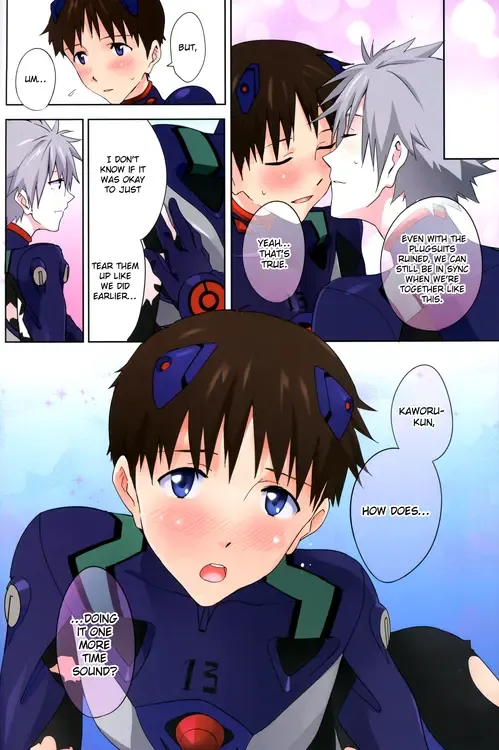 [Magarikoji Lily] Plug Suit ga Sonna ni Biribiri de Dou suru no Shinji-kun! | With a plugsuit ripped like this what is Shinji-kun to do! Fhentai.net - Page 18