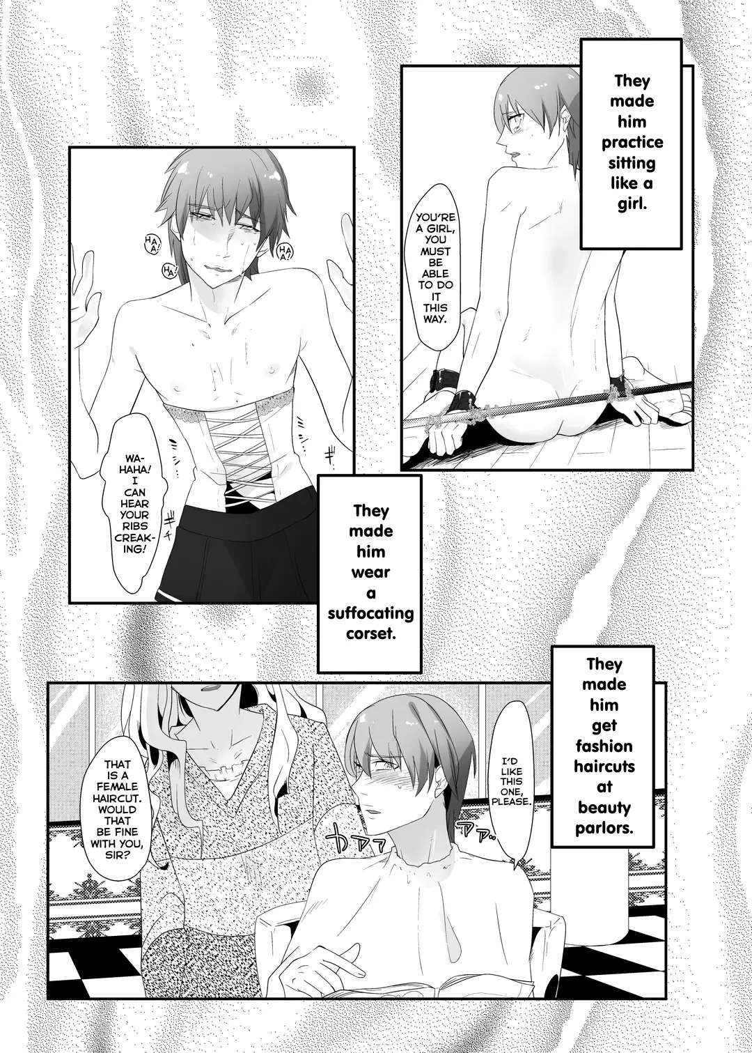 Choukyou no Kokuin ~Joseika Omocha ni Sareta Seinen~ | The Seal of Training - A Boy turned into a Female Toy Fhentai - Page 14