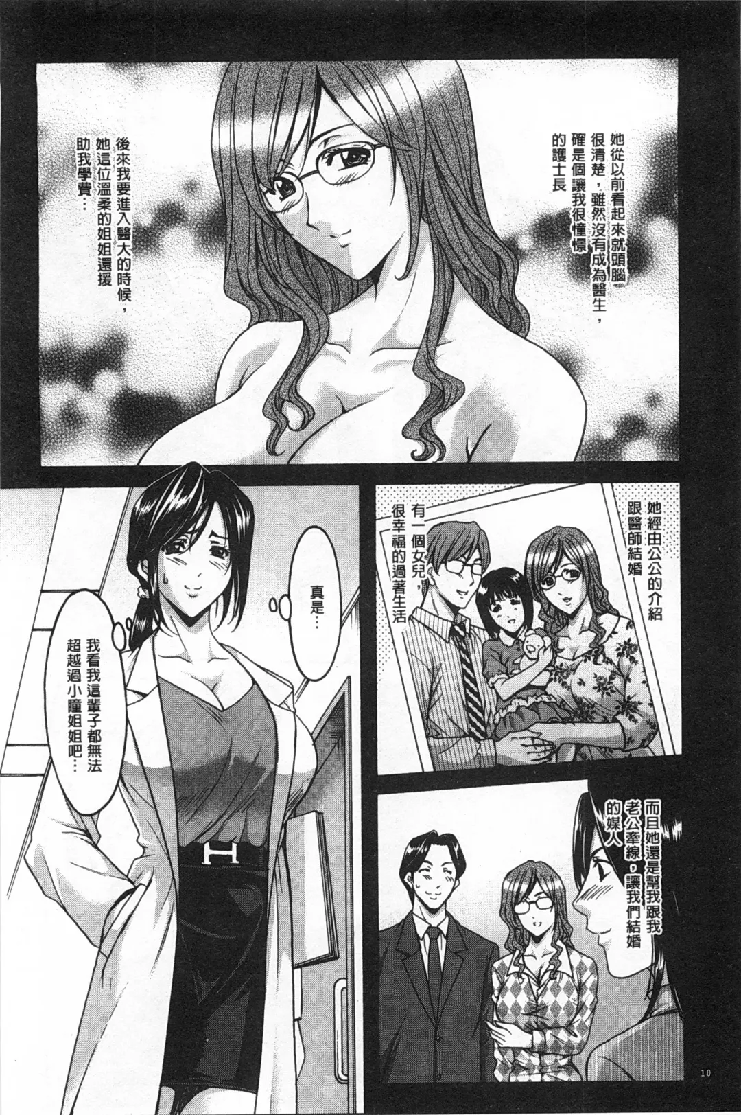 [Hoshino Ryuichi] Niku Joi Gifu ni Ochita Teishuku Bizuma | 肉女医 因公公而墮落貞淑美妻 Fhentai - Page 11