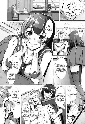 [Chouzetsu Bishoujo Mine] Teitoku-san ♪ Tank ni Ana ga Aichatta Fhentai - Page 3