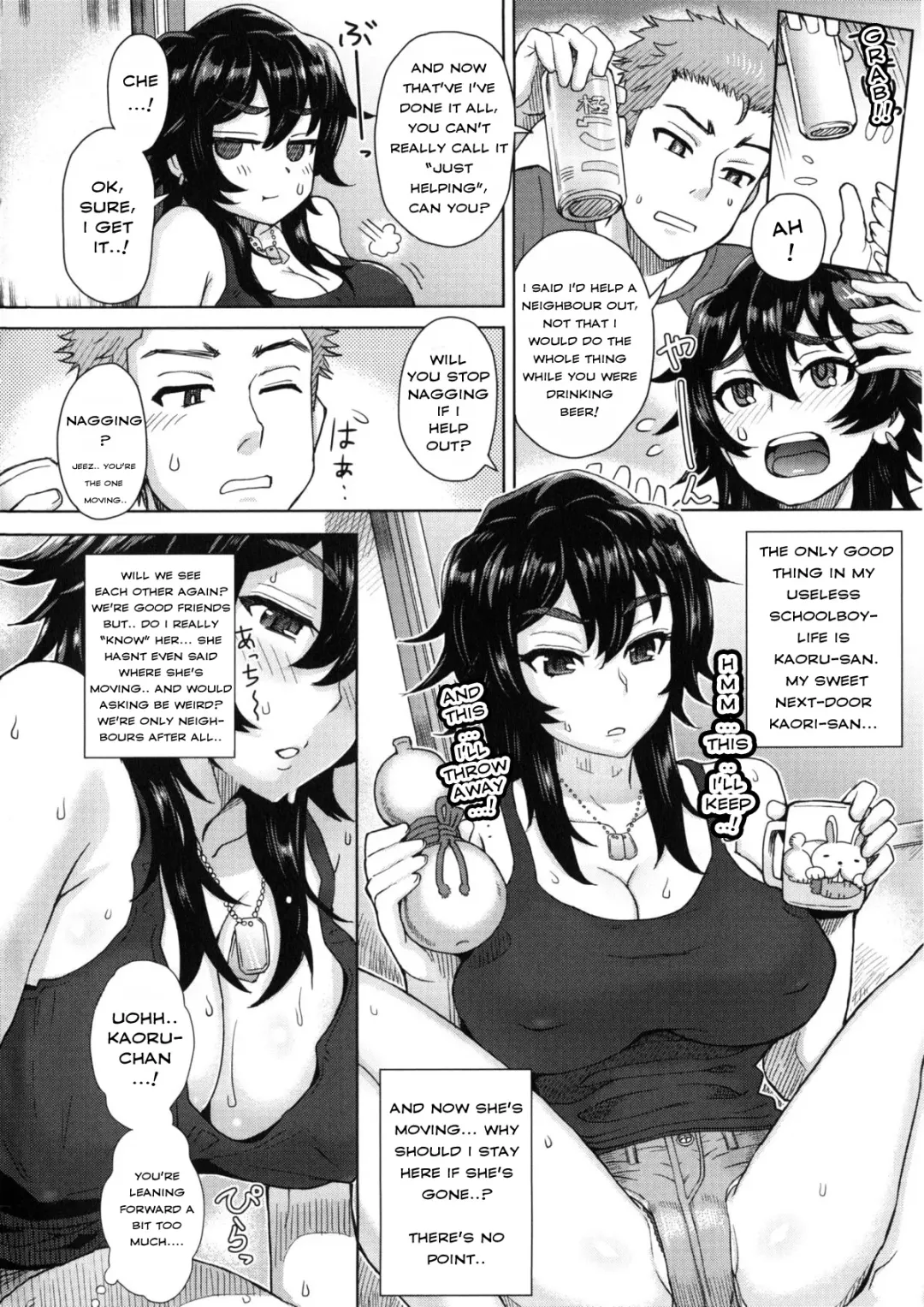 [Itou Eight] Tonari no Onee-san no Hikkoshi Jijou | The Day the Young Girl Next Door Moved Fhentai.net - Page 2