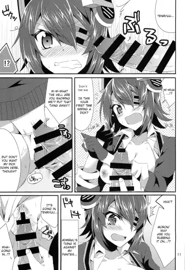 [Kanaru] Tenryuu ga Kawai Sugite Teitoku wa Gaman no Genkai Fhentai - Page 11