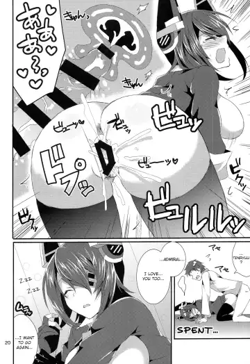 [Kanaru] Tenryuu ga Kawai Sugite Teitoku wa Gaman no Genkai Fhentai - Page 20