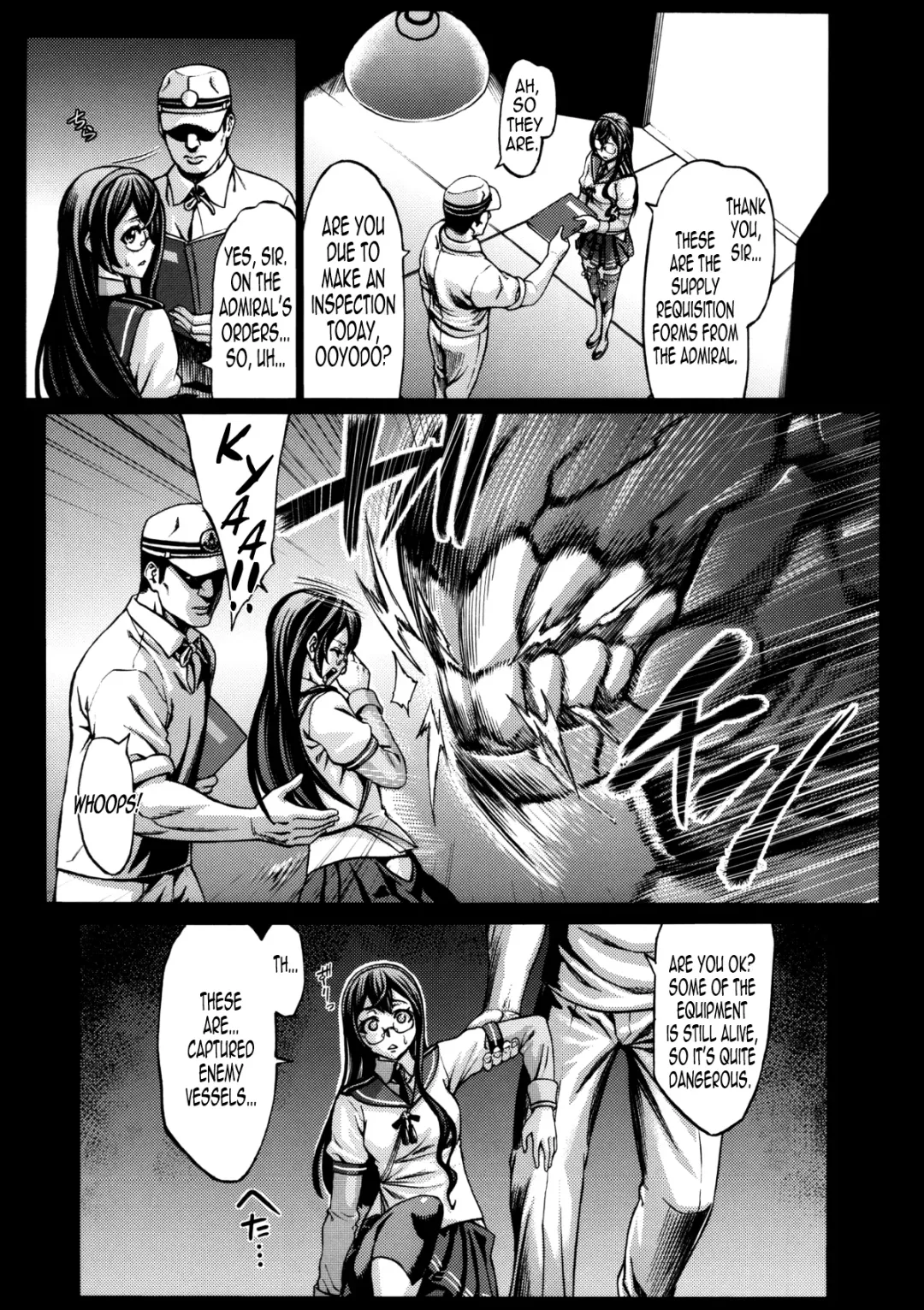 [Neromashin] Recycle -Shizai o Umu tame no Bakemono-tachi- | Recycle ~Enemy Vessels Used For Raw Materials~ Fhentai - Page 4