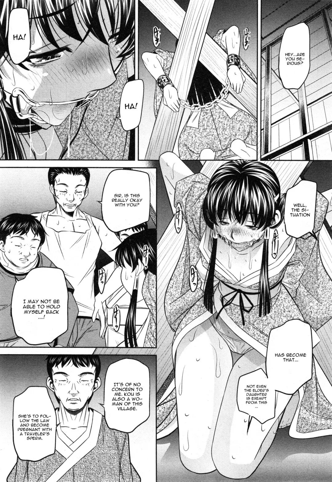 [Tanaka Naburu] Yokubou no Shuuraku Ch. 3 Fhentai.net - Page 12