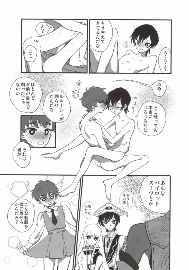 [Ayumi] Suzaku-kun to Lelouch-kun ga Nunnally Play no Hon Fhentai - Page 6
