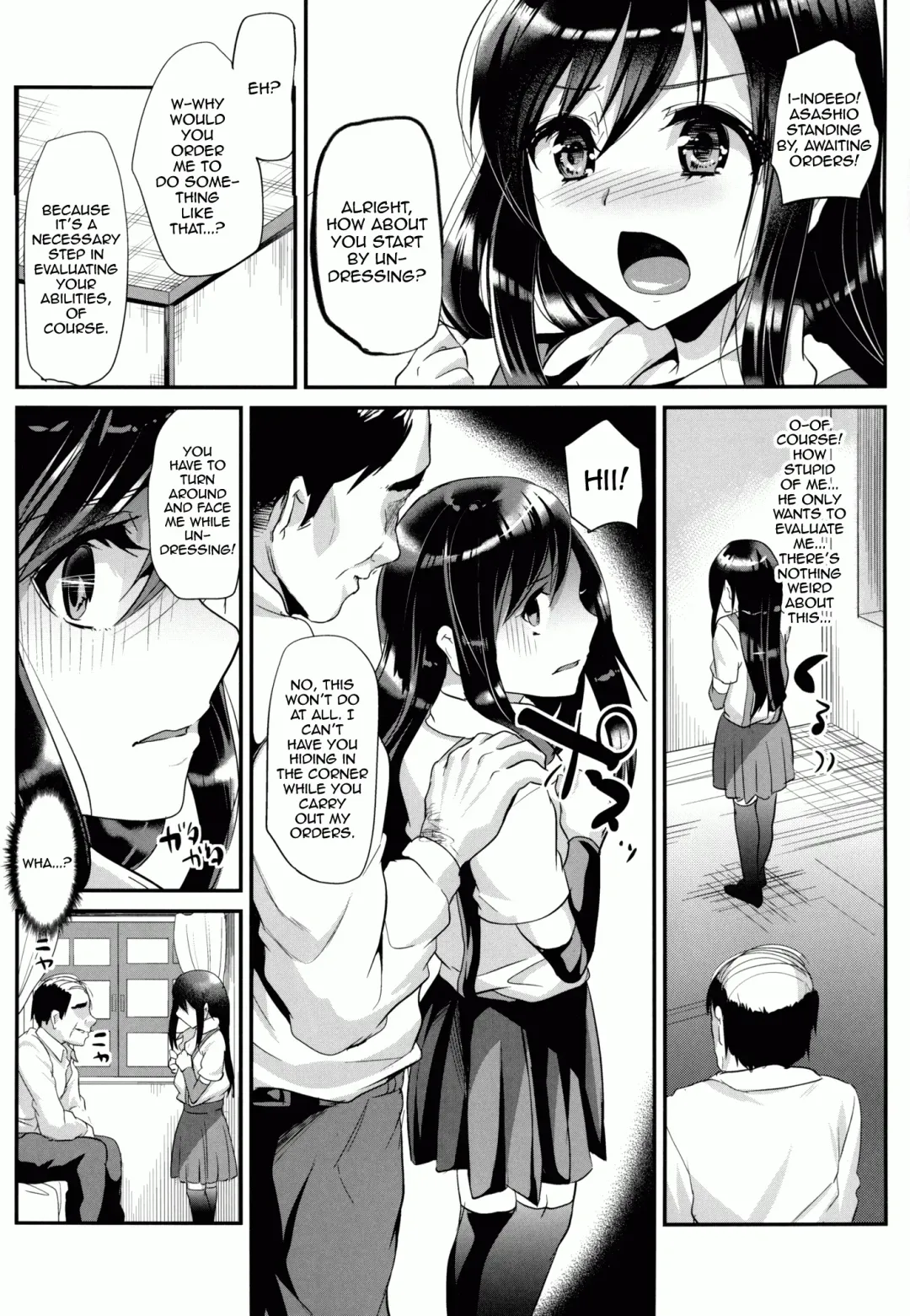 [Shimaji] Asashio-chan wa Ganbariya-san | Asashio-chan is a Really Hard Worker Fhentai - Page 5