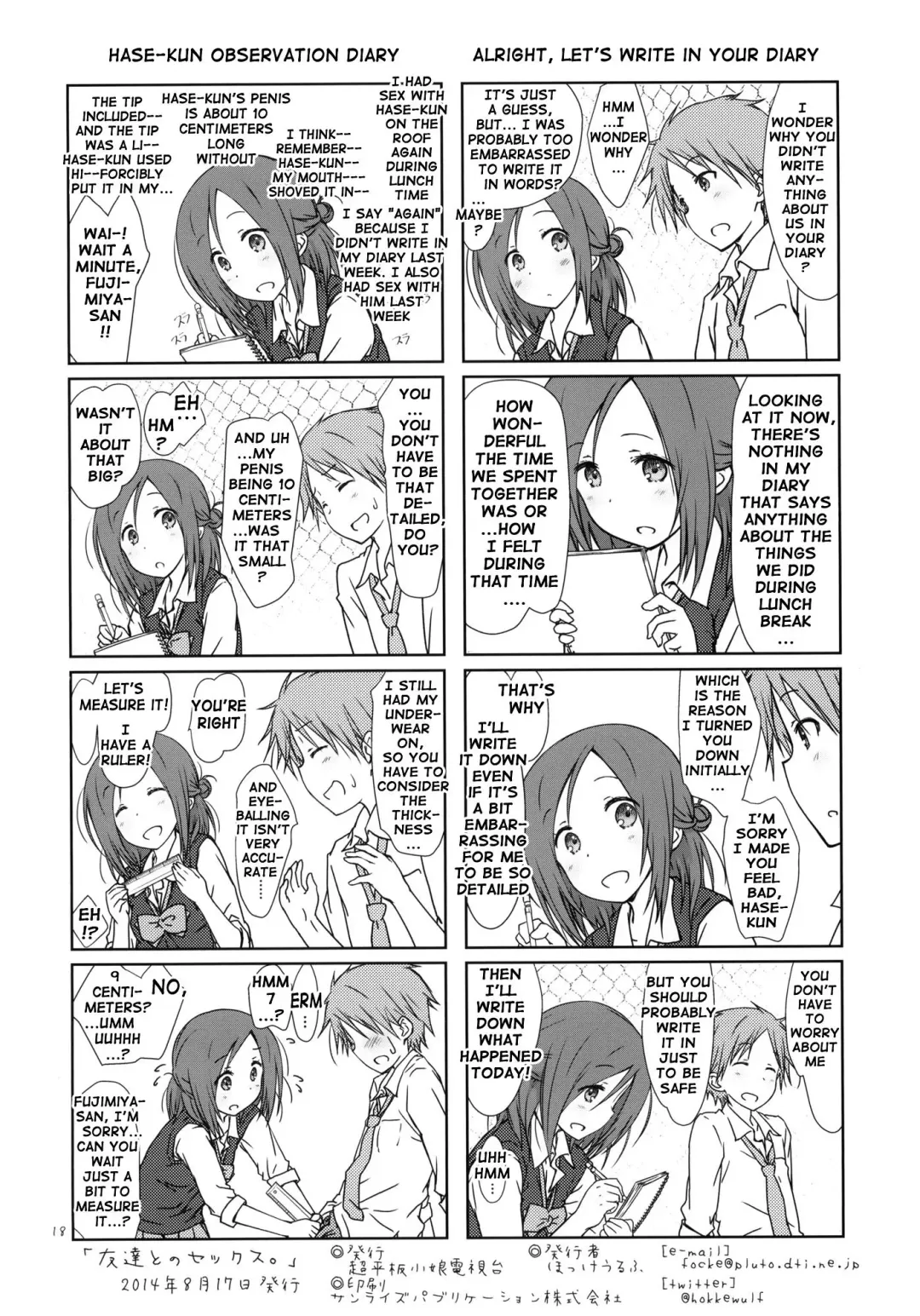 [Focke Wolf] "Tomodachi to no Sex." | Sex With Friends Fhentai.net - Page 17