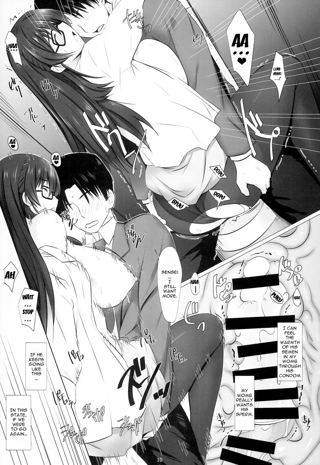 [Midori Aoi] Saijou Suzune no Seiyoku Shori Kyoushitu | Saijou Suzune's Sexual Gratification Class Fhentai - Page 9