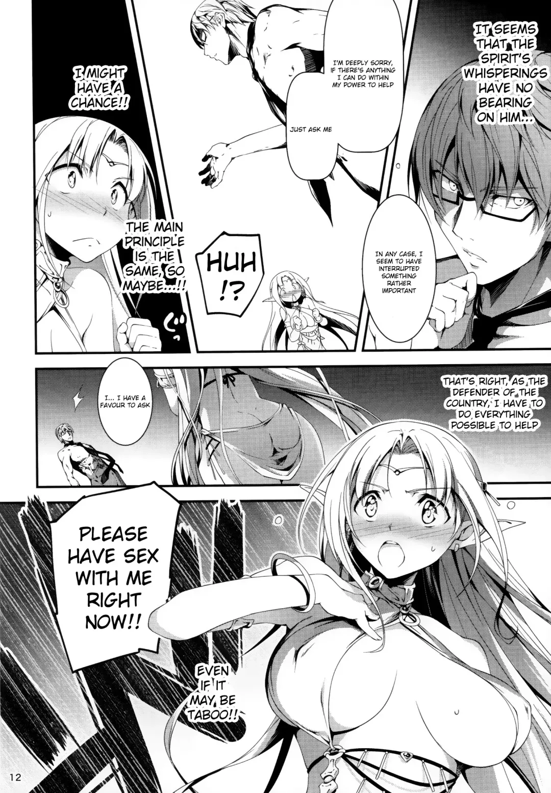 [Kikurage] Kuro no Ryman to Yousei Hime Elnise Fhentai - Page 14