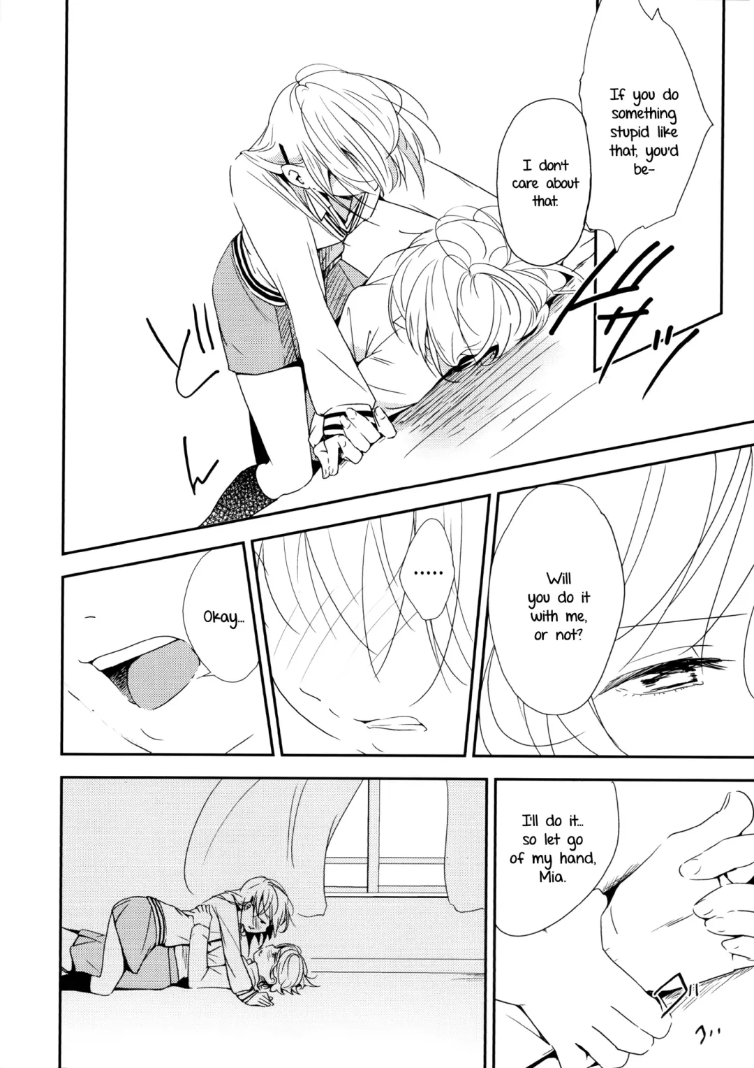 [Yui-7] Ikujinashi Yomi to Mahiru to Mia | Coward Yomi, Mahiru, and Mia Fhentai - Page 25