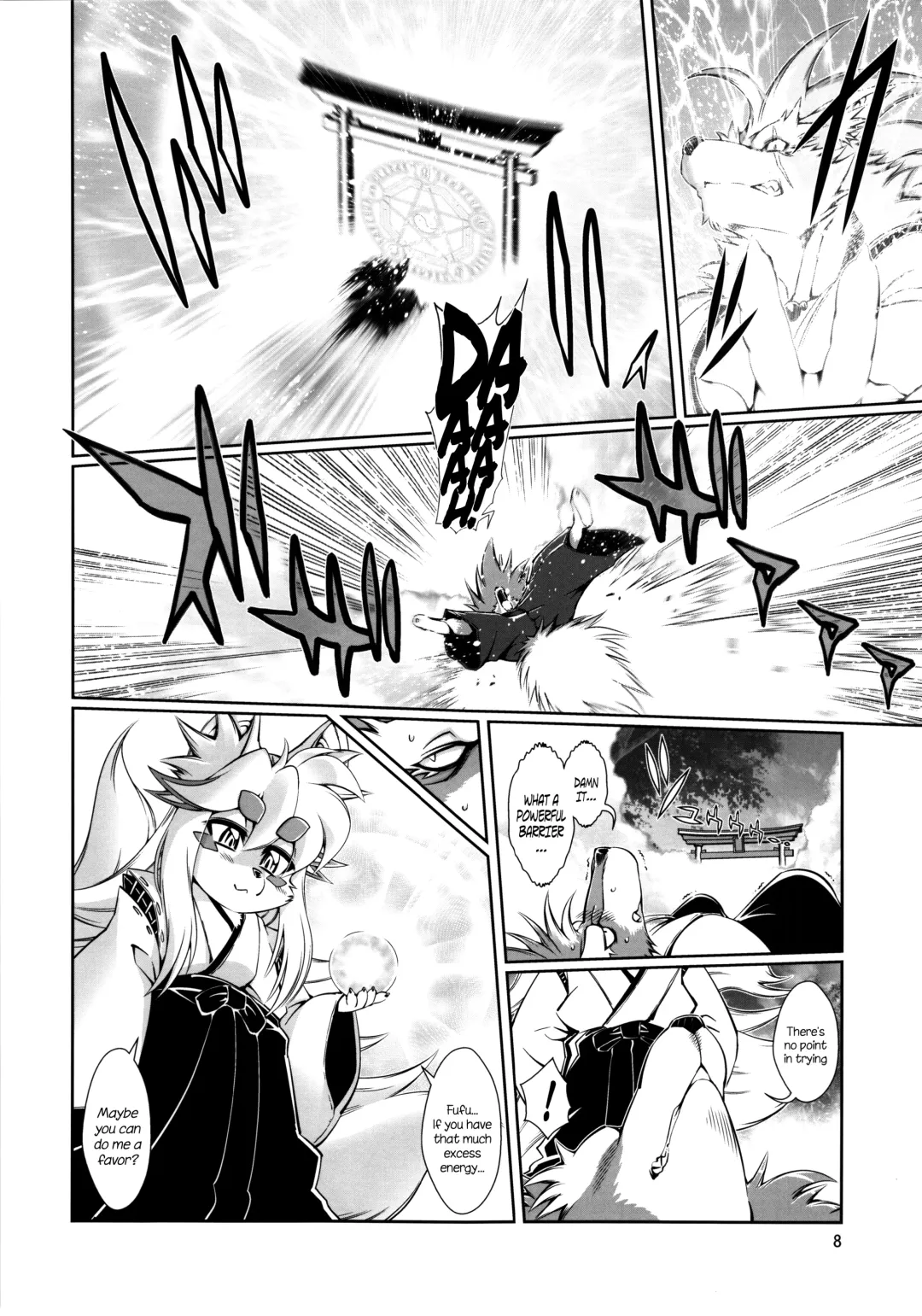 [Amakuchi] Mahou no Juujin Foxy Rena 6 Fhentai - Page 9
