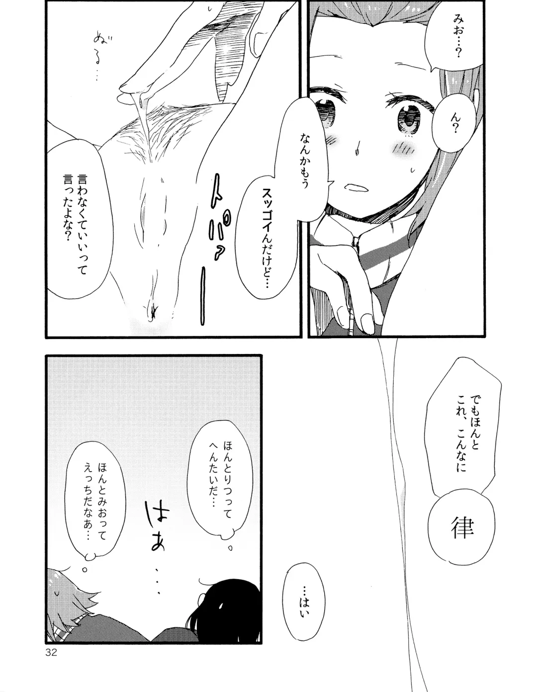 [Fukutarou - Oke] Otona no RitsuMio Hangyaku Hen Fhentai - Page 33