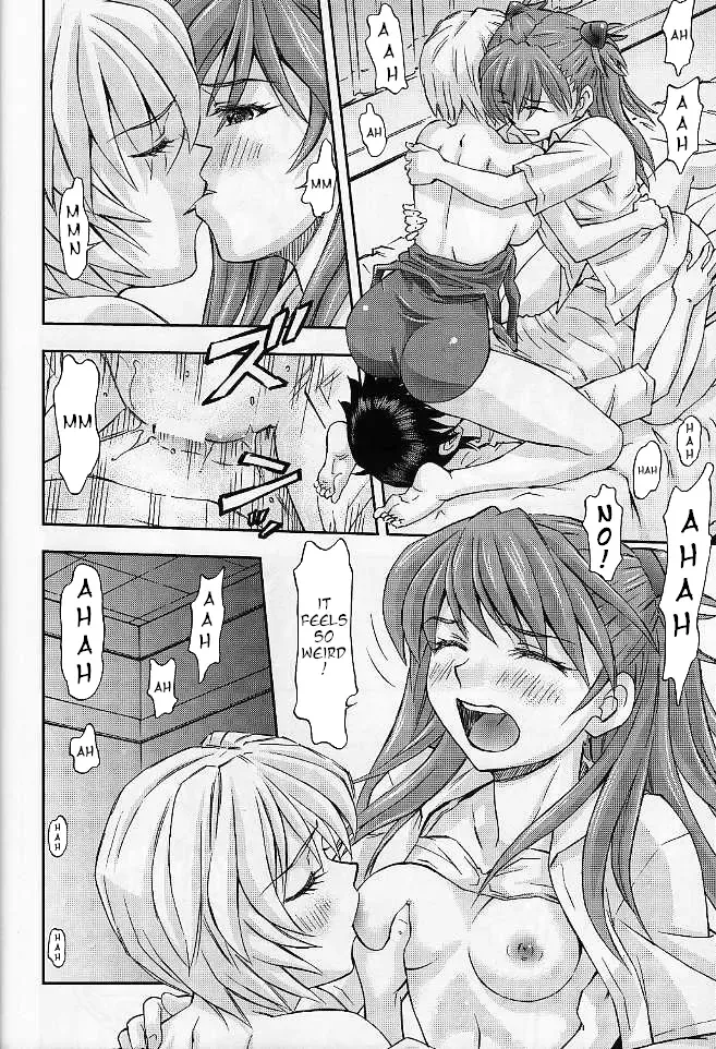 [Kura Oh] Boku no Asuka to Rei "Kyoudou Seikatsu" Fhentai - Page 35