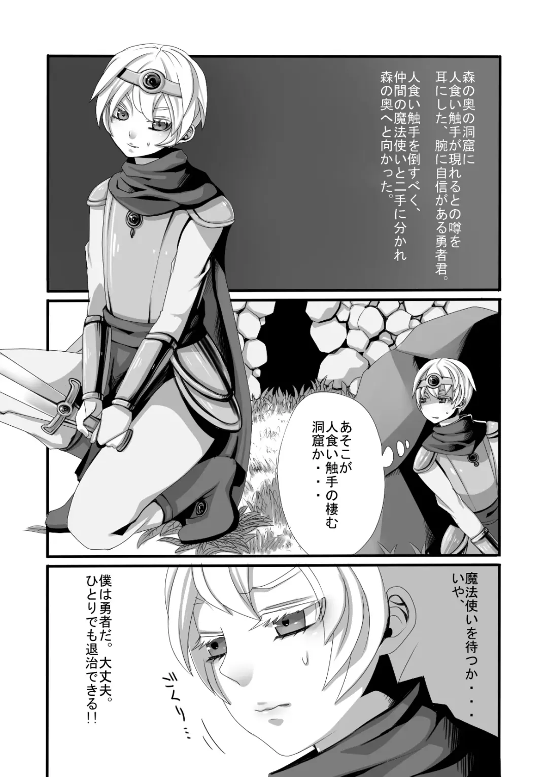 [Sansyouo] Shokushu to Yuusha to Mahoutsukai Fhentai - Page 3