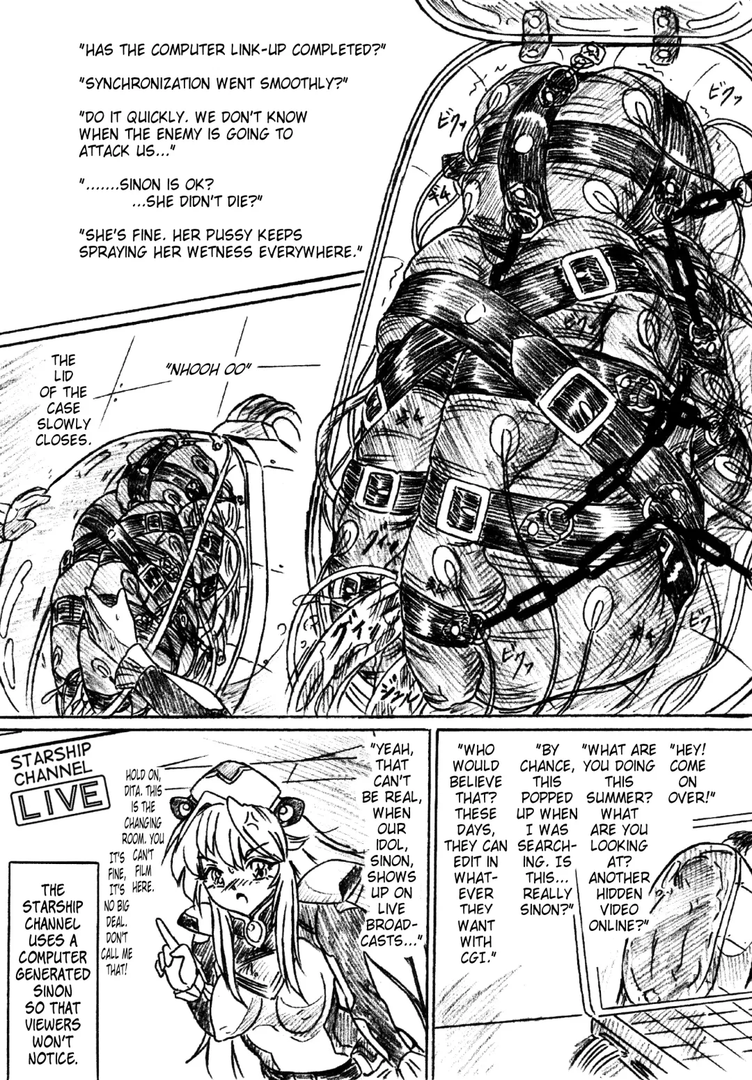 [Sumomo Ex] Vivian Bessatsu. 27 Itsuwari no Kage Sinon Monzetsu Hen | Vivian Separate 27 - False Image - Sinon Monzetsu Work Fhentai - Page 11