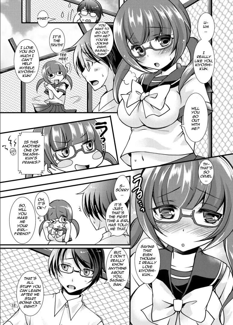 [Aichi Shiho - Taniguchi-san - Yotsuba Chika] TSF no F no Hon Sono 1 Fhentai - Page 18