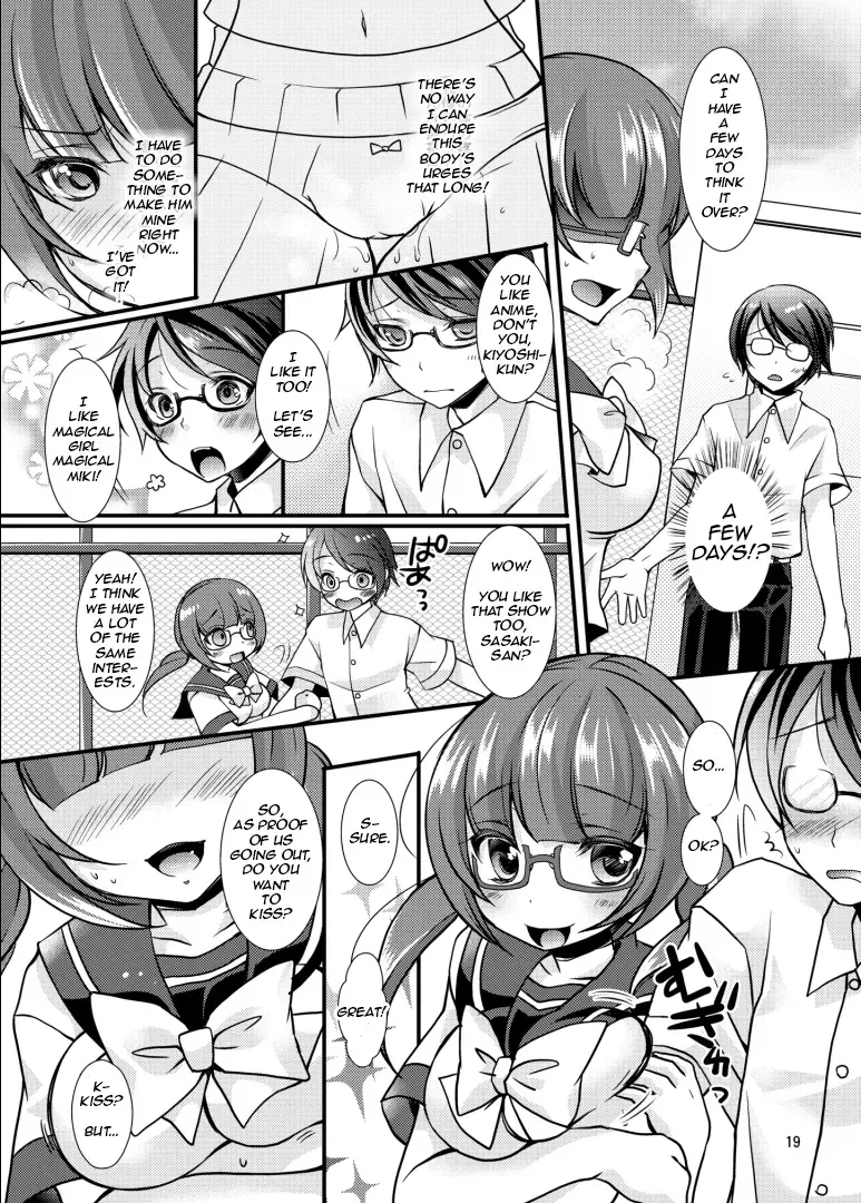 [Aichi Shiho - Taniguchi-san - Yotsuba Chika] TSF no F no Hon Sono 1 Fhentai - Page 19