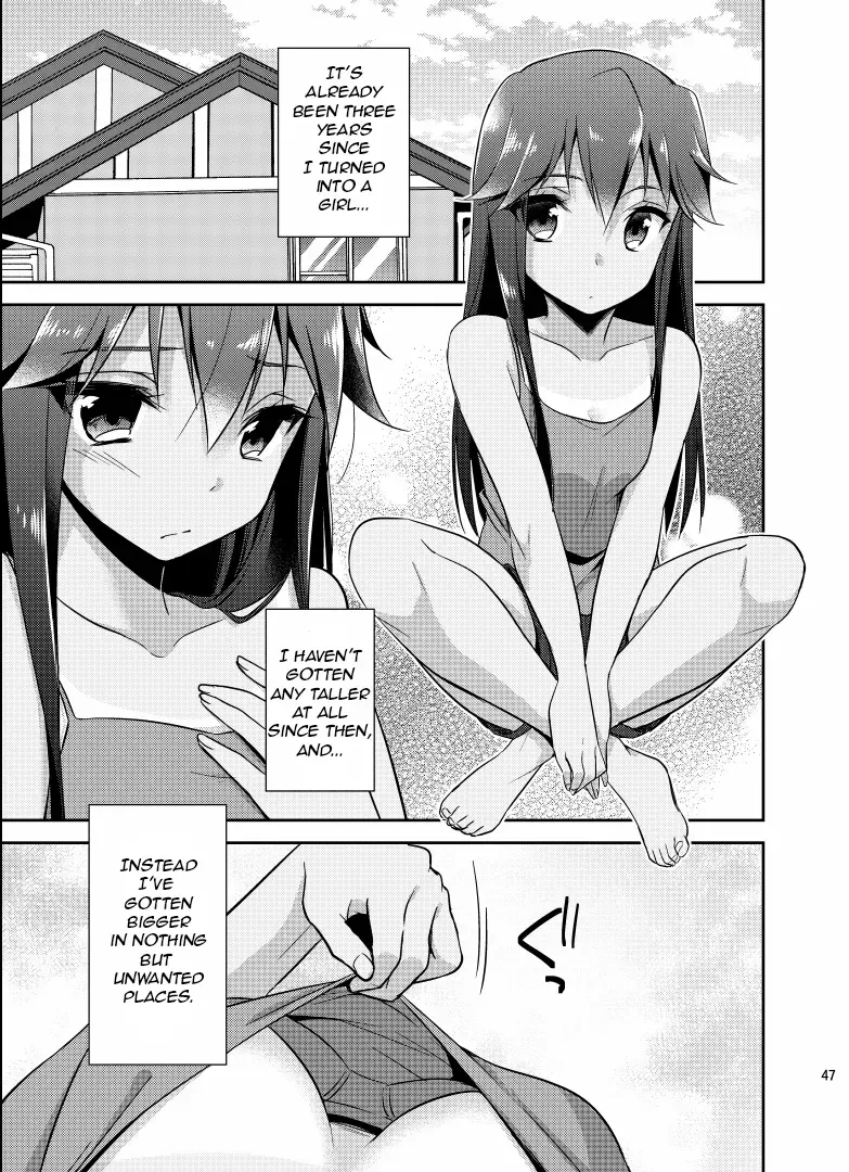 [Aichi Shiho - Taniguchi-san - Yotsuba Chika] TSF no F no Hon Sono 1 Fhentai - Page 47