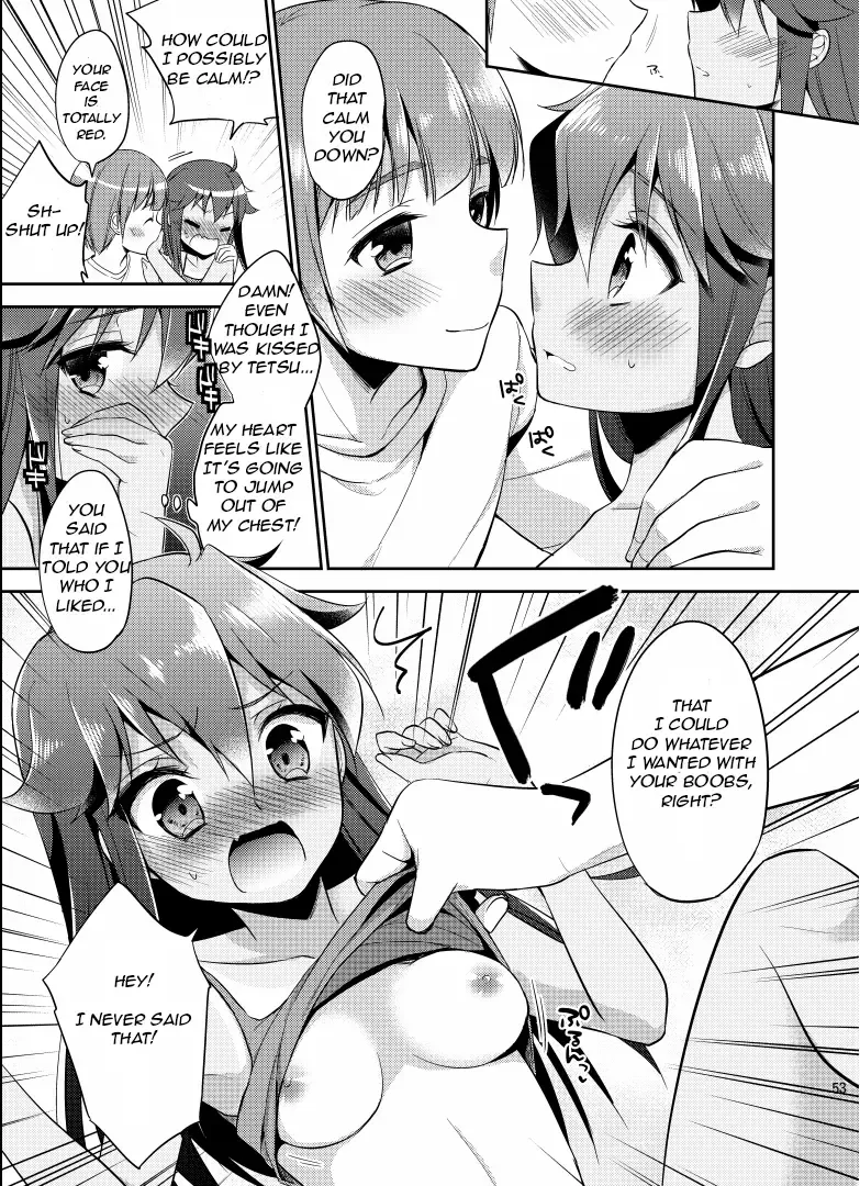 [Aichi Shiho - Taniguchi-san - Yotsuba Chika] TSF no F no Hon Sono 1 Fhentai - Page 53