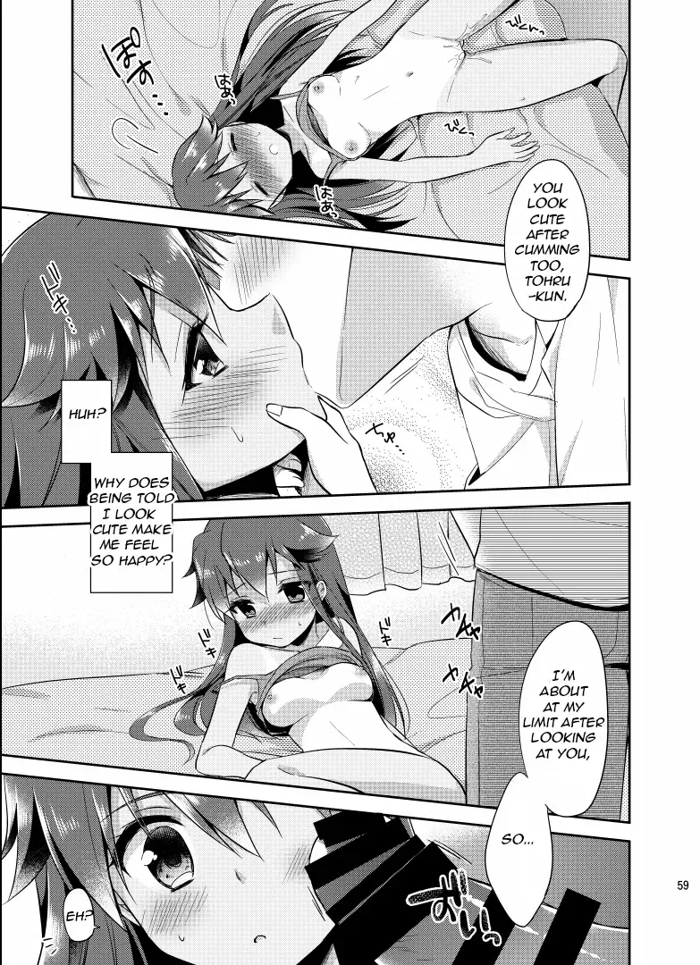 [Aichi Shiho - Taniguchi-san - Yotsuba Chika] TSF no F no Hon Sono 1 Fhentai - Page 59
