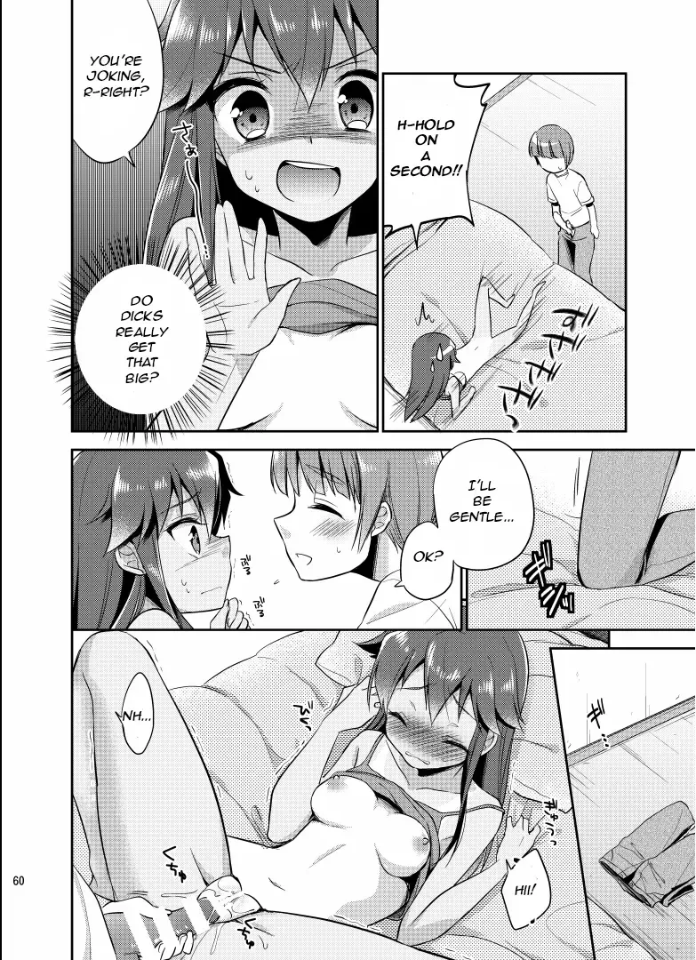 [Aichi Shiho - Taniguchi-san - Yotsuba Chika] TSF no F no Hon Sono 1 Fhentai - Page 60