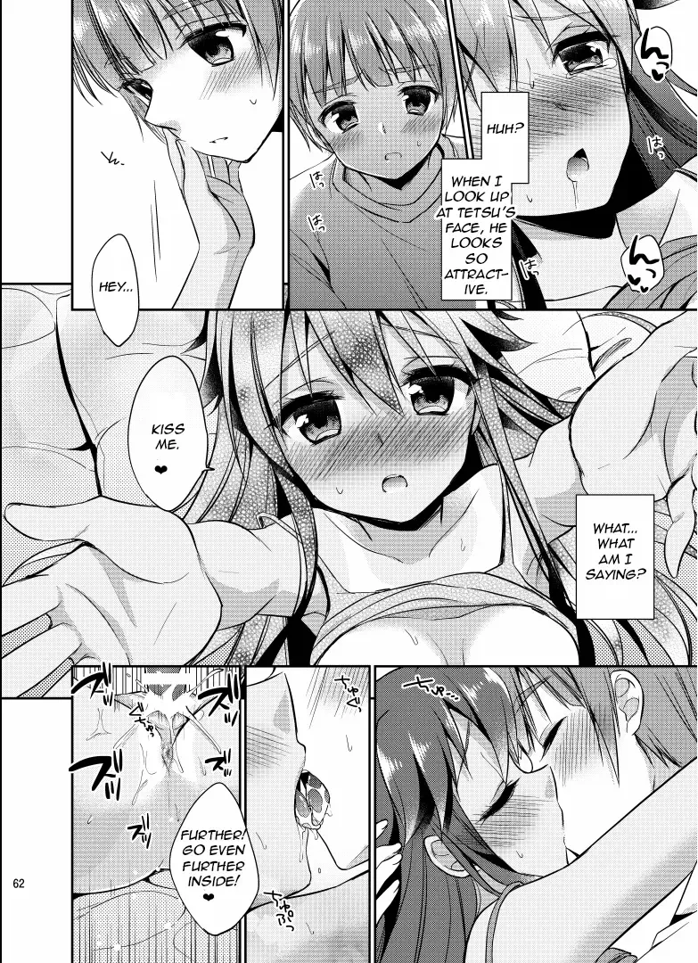 [Aichi Shiho - Taniguchi-san - Yotsuba Chika] TSF no F no Hon Sono 1 Fhentai - Page 62