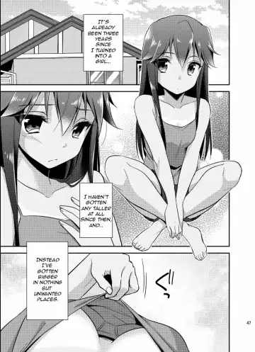 [Aichi Shiho - Taniguchi-san - Yotsuba Chika] TSF no F no Hon Sono 1 Fhentai - Page 47