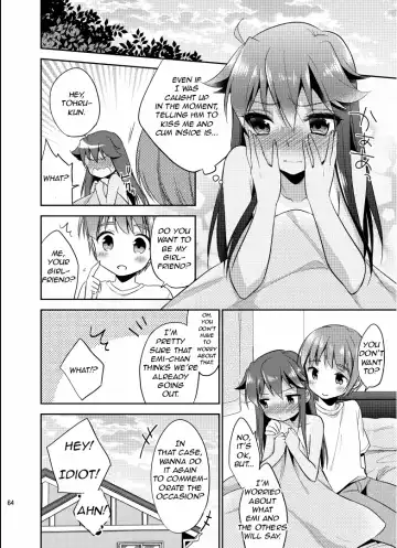 [Aichi Shiho - Taniguchi-san - Yotsuba Chika] TSF no F no Hon Sono 1 Fhentai - Page 64