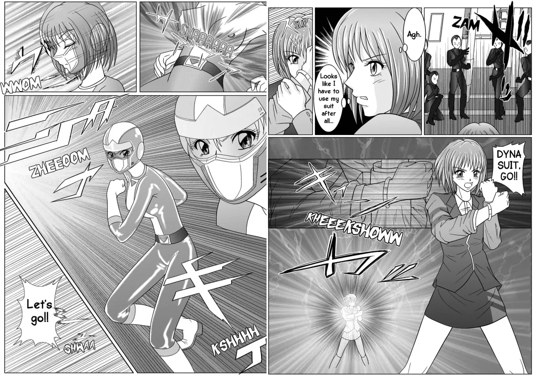 [Monmon] Sentai Squadron DynaRangers - Sensually Entralled Champions Strategem Fhentai.net - Page 9