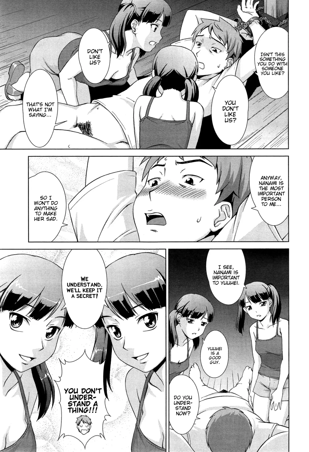 [Shinogi A-suke] Naisho de! Twins Fhentai.net - Page 31