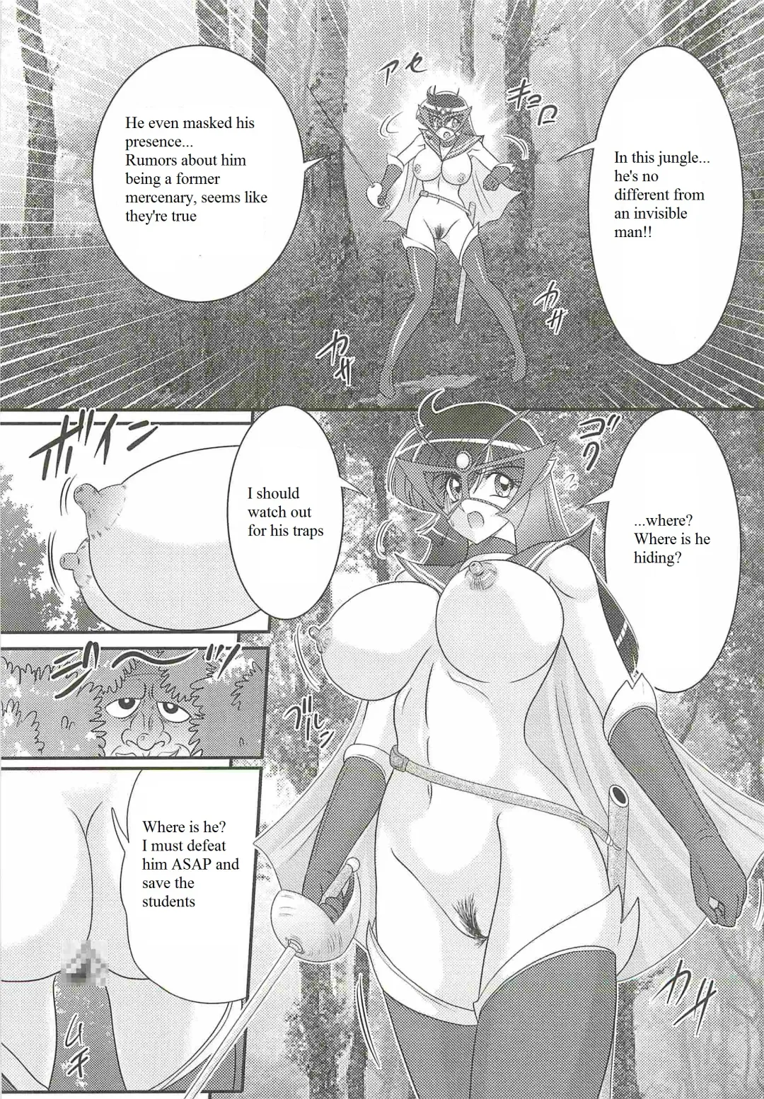 [Kamitou Masaki] Kaiketsu!? Zenra Knight Ch. 3 | Love Trap of the Forest!? Physical Lesson turns into Military Training? Fhentai.net - Page 5