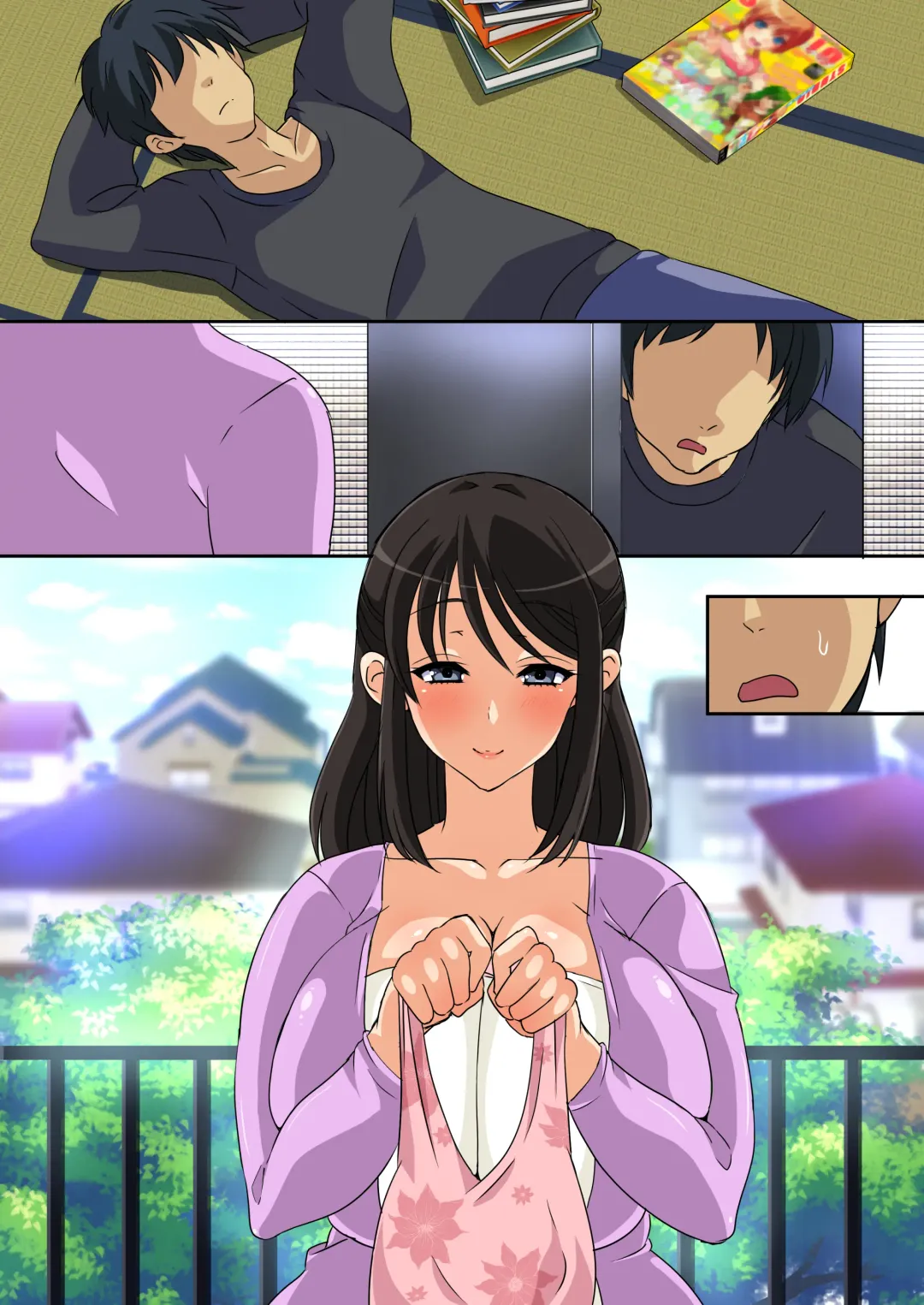 Ottori Bakunyuu Bijin Aniyome ga Erosugiru node Yatte Netotte Haramaseru Hanashi Fhentai - Page 71