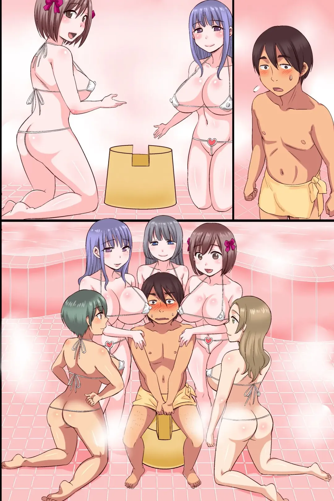 [Kumikouj] Harem! 3-kakan Bijo-tachi to Yari Makureru VIP Kaiin ni Natta Fhentai - Page 50