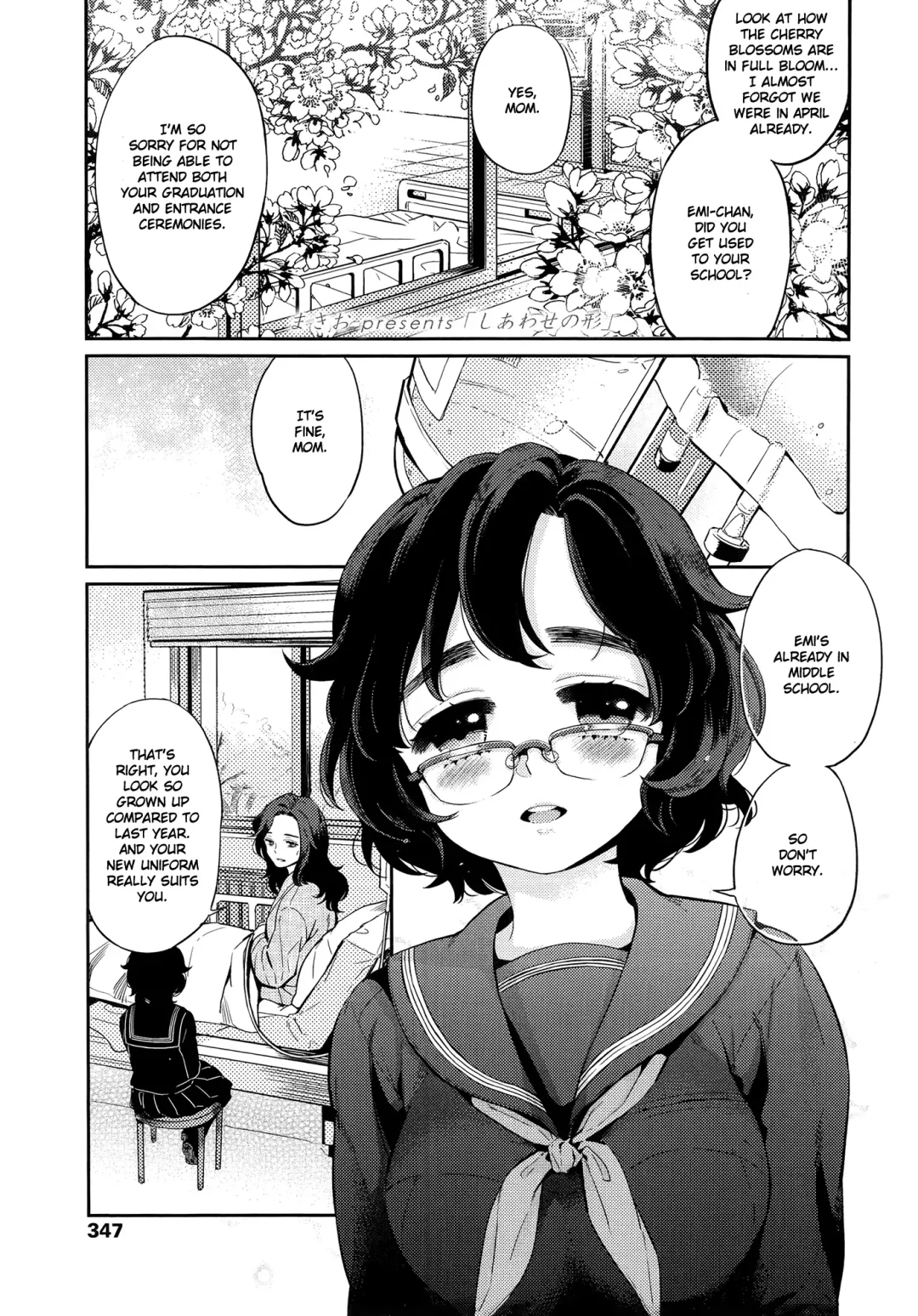 [Makio] Shiawase no Katachi | A Figure of Happiness Fhentai - Page 1