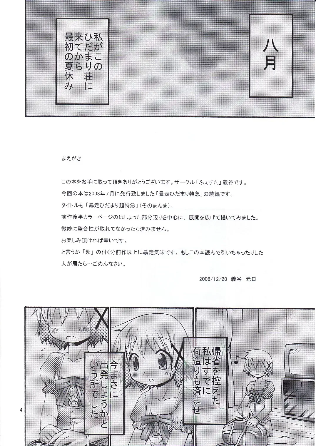 [Yoshitani Ganjitsu] Bousou Hidamari Choutokkyuu Fhentai - Page 3