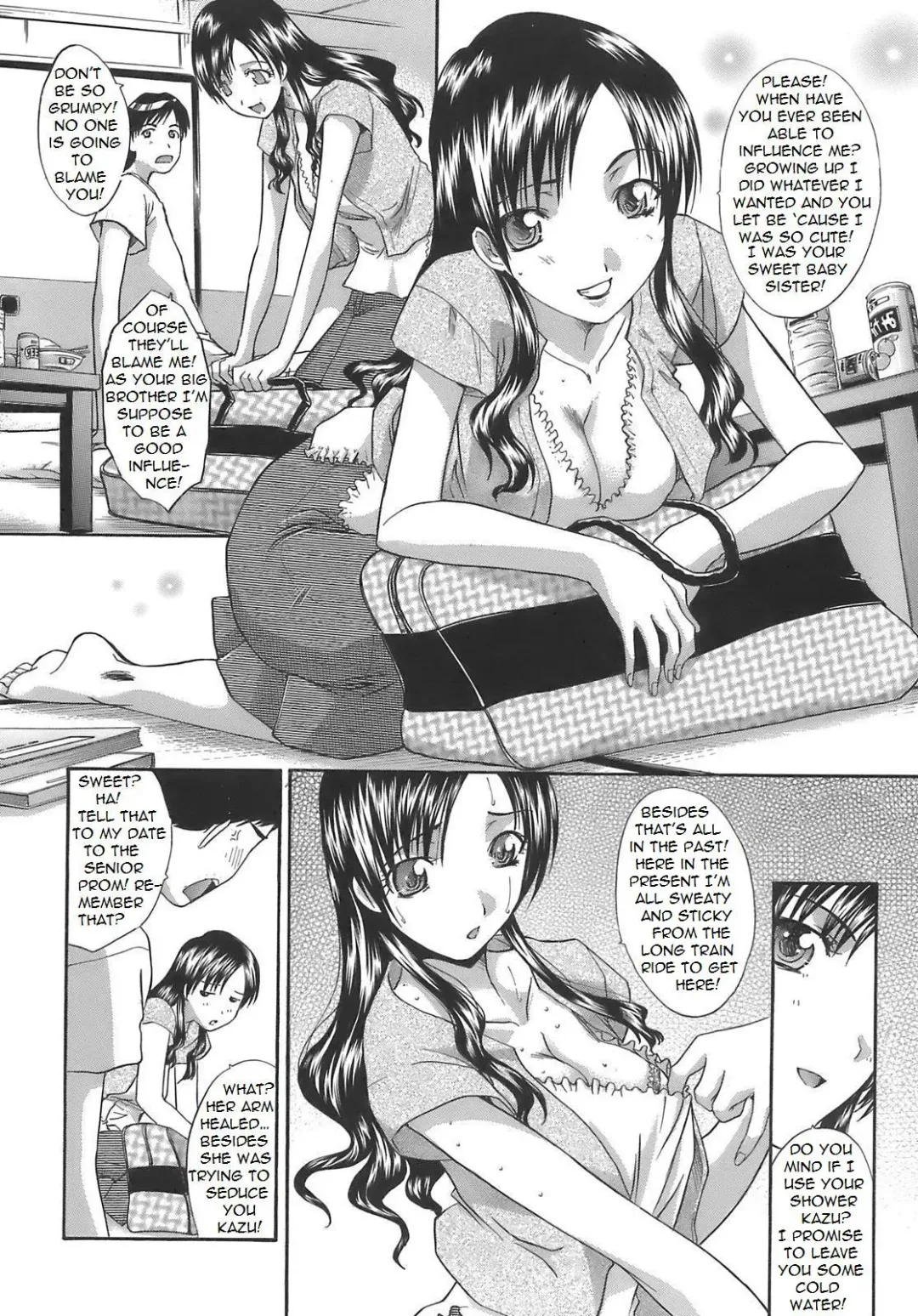 Little Sister's Wonderful Surprise Visit - English (decensored) Fhentai - Page 3