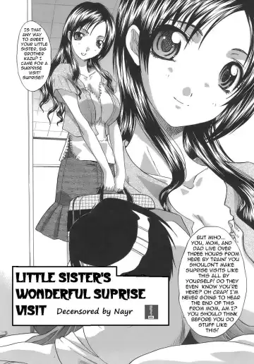 Little Sister's Wonderful Surprise Visit - English (decensored) Fhentai - Page 2