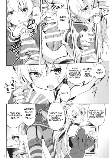 [Ogadenmon] Amatsukaze to Tetsuya de H shinagara Houkokusho Fhentai - Page 5