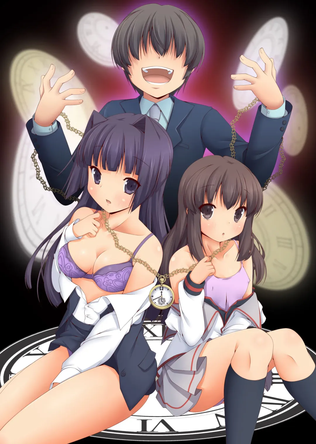 [Yuduki Kei] Jikan o Tomerarete Ooya-san ni Hiwai na Itazura Sareta Watashitachi. Fhentai - Page 25