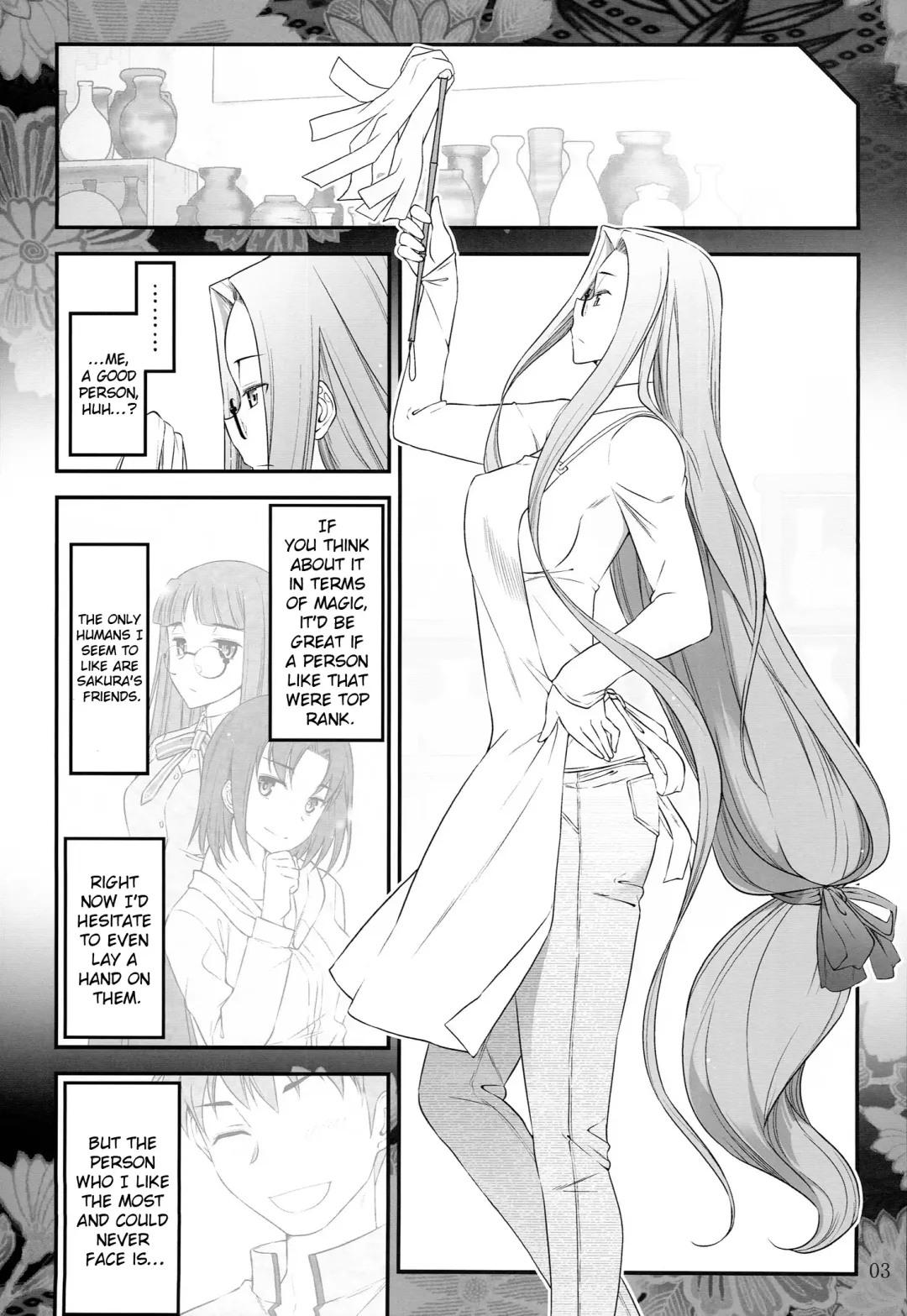 [Ohmi Takeshi] Fate/stay night Rider-san to Shounen no Nichijou | Fate/Stay Night Rider and Shounen's Daily Affection Fhentai.net - Page 4