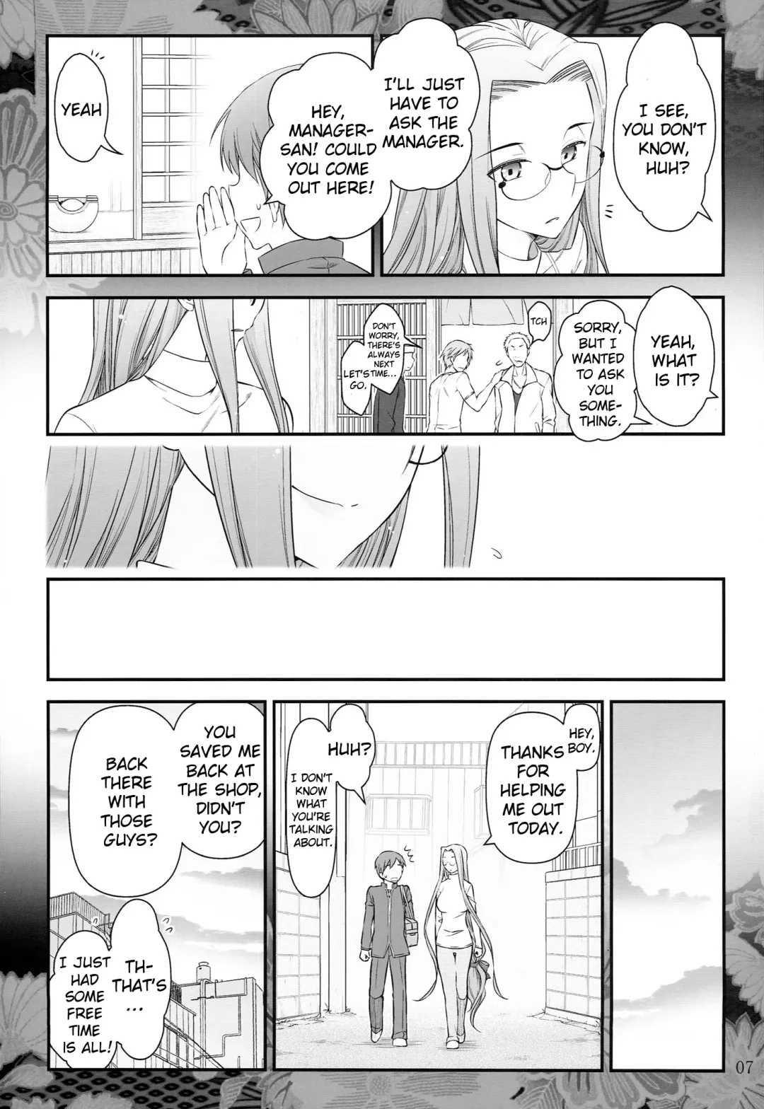 [Ohmi Takeshi] Fate/stay night Rider-san to Shounen no Nichijou | Fate/Stay Night Rider and Shounen's Daily Affection Fhentai.net - Page 8