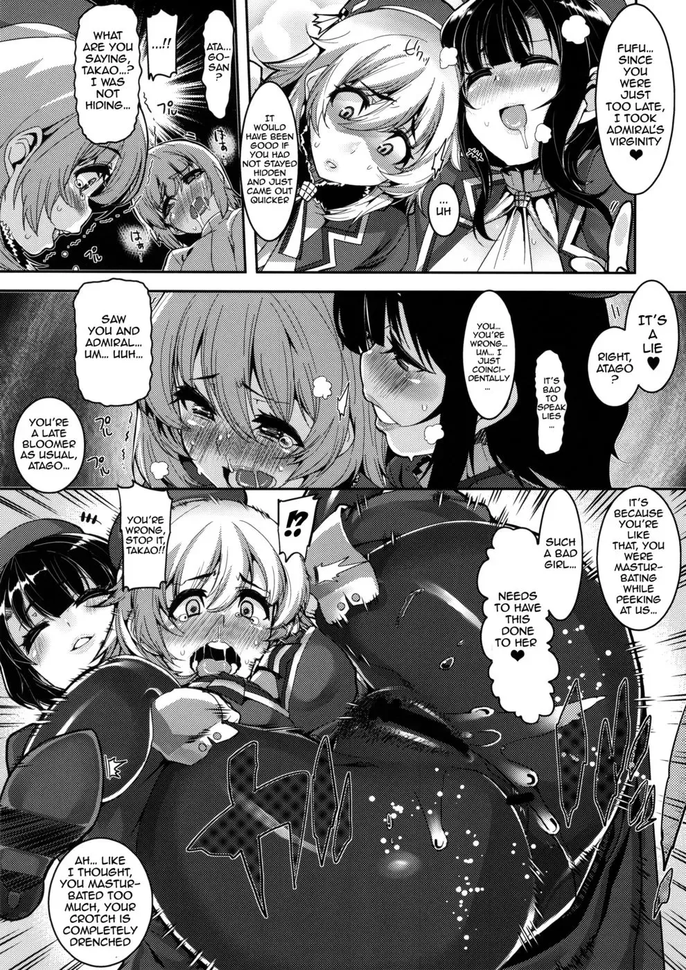 [Henkuma] Chicchai Teitoku to Takao-san to Atago-san | Tiny Admiral, Takao-san, and Atago-san Fhentai.net - Page 16